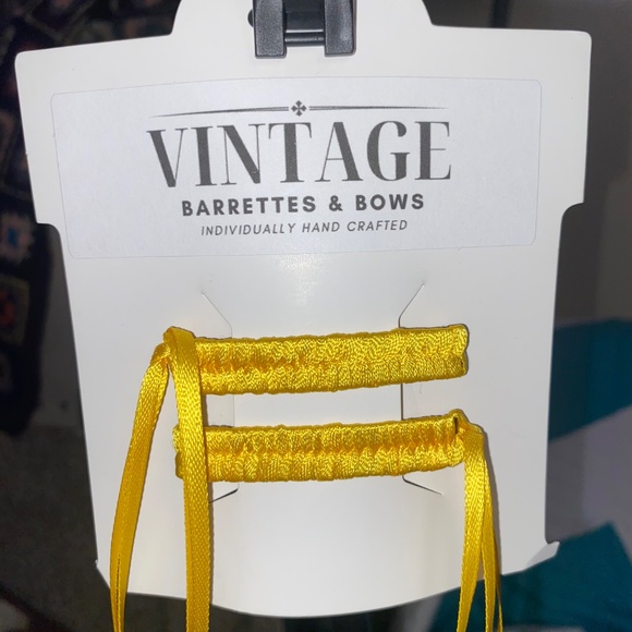 🎅🏻 BOGO!!!! 2 For 1 Thru 12-19 Braided Barrettes Handmade 80s Vintage Retro - Picture 4 of 13